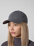 Бейсболка STETSON арт. 7720502 WOOLRICH (синий / бежевый)